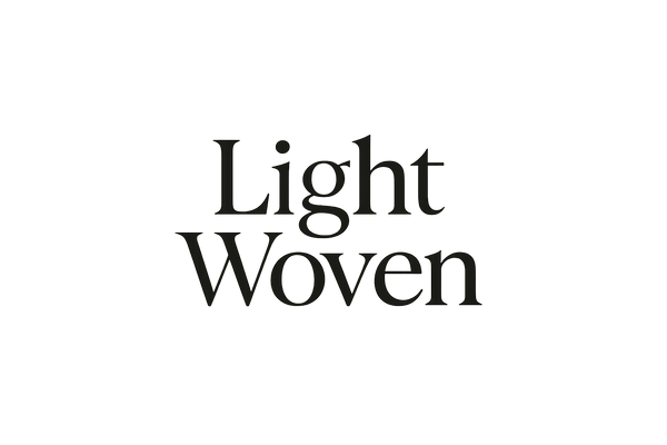 Make me a Light Woven Logo But just the words Light Woven